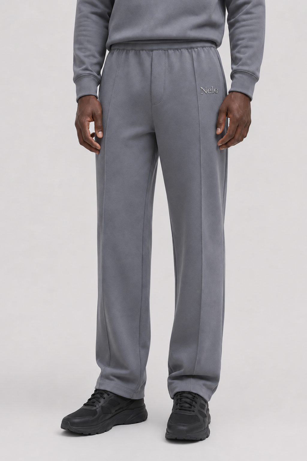 Solar Grey men sweatpants front 