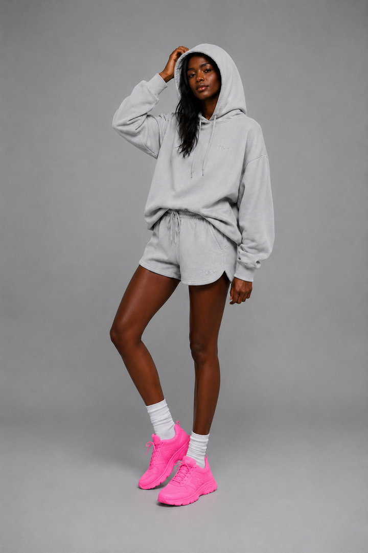 Solar Grey women hoodie front 