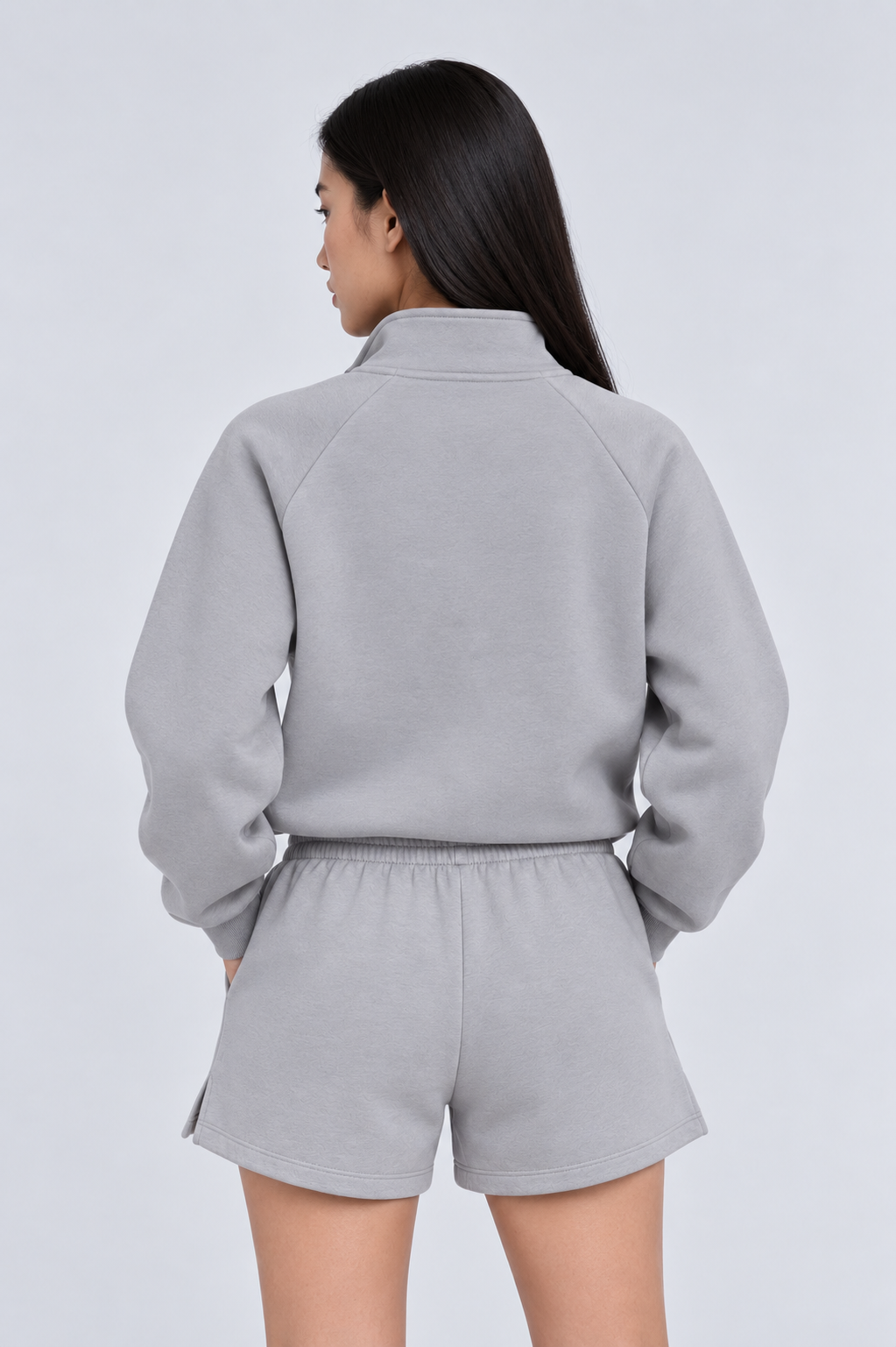  Solar Grey women hoodie back 
