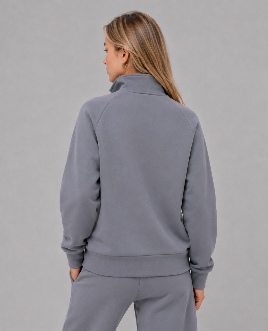 Solar Grey women hoodie front 