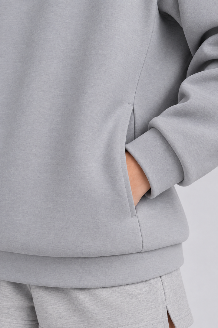 Solar Grey women hoodie front 