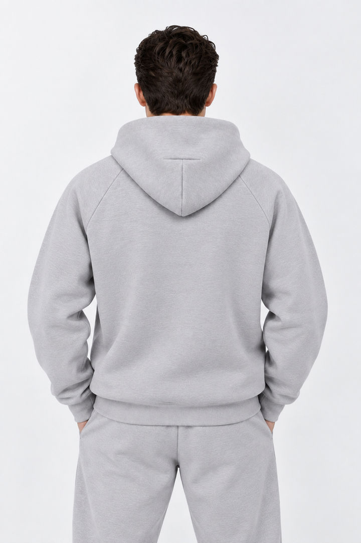  Solar grey men hoodie back 