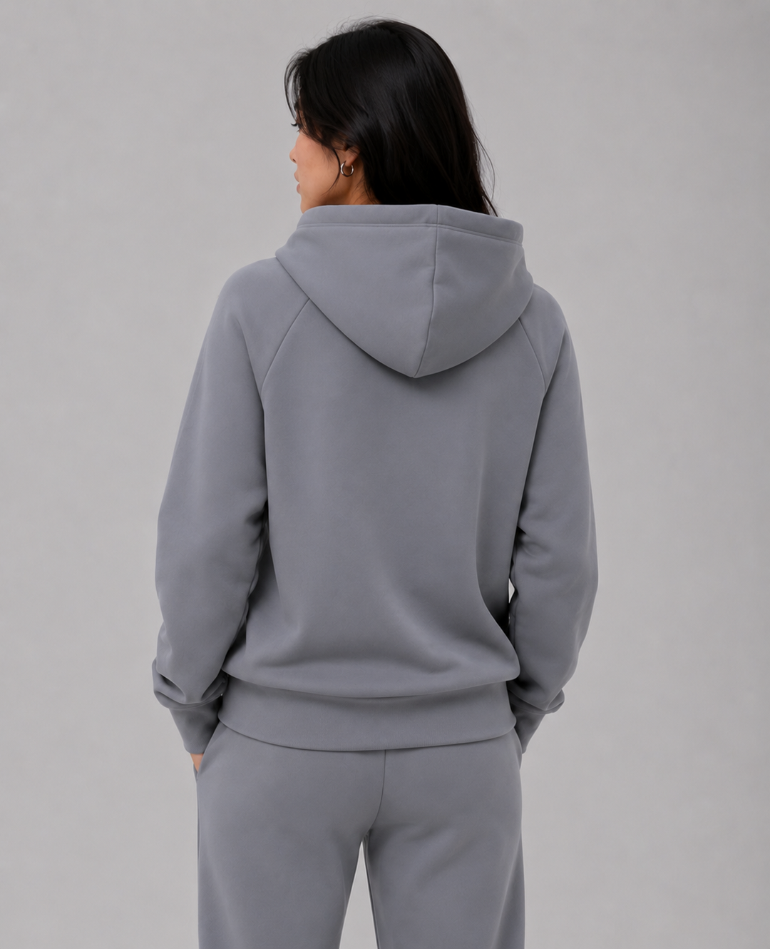 Solar grey women hoodie front 