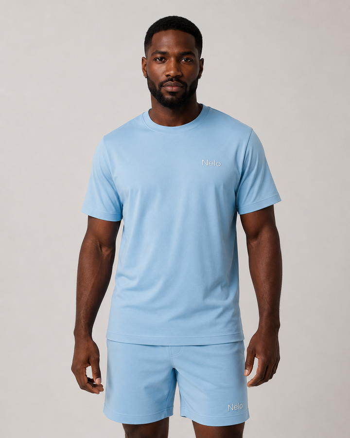 Steel blue women T-shirts front 