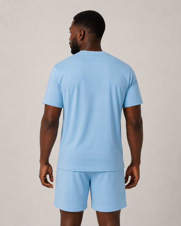 Steel blue women T-shirts front 