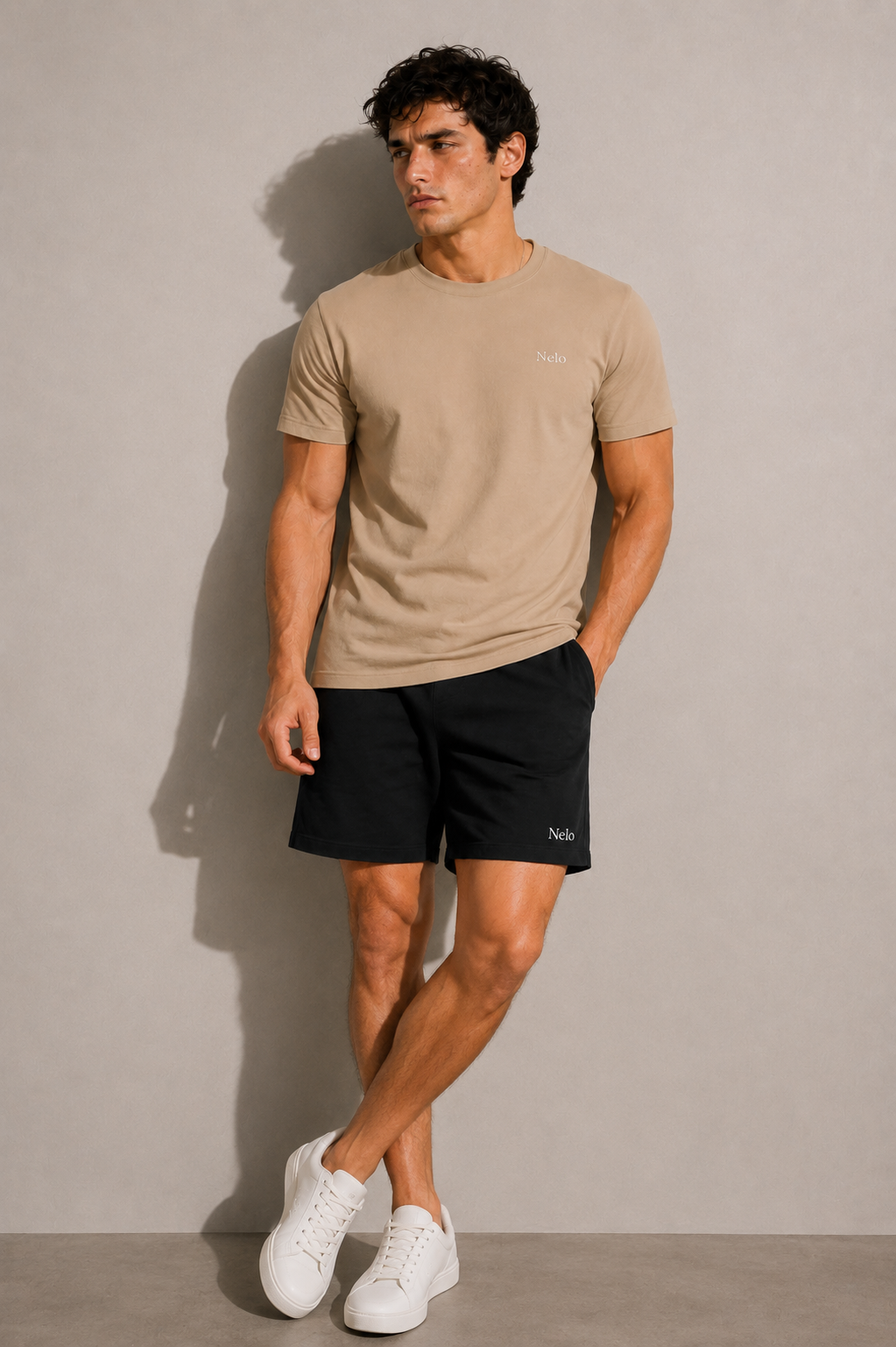Taupe sand men T-shirts front 