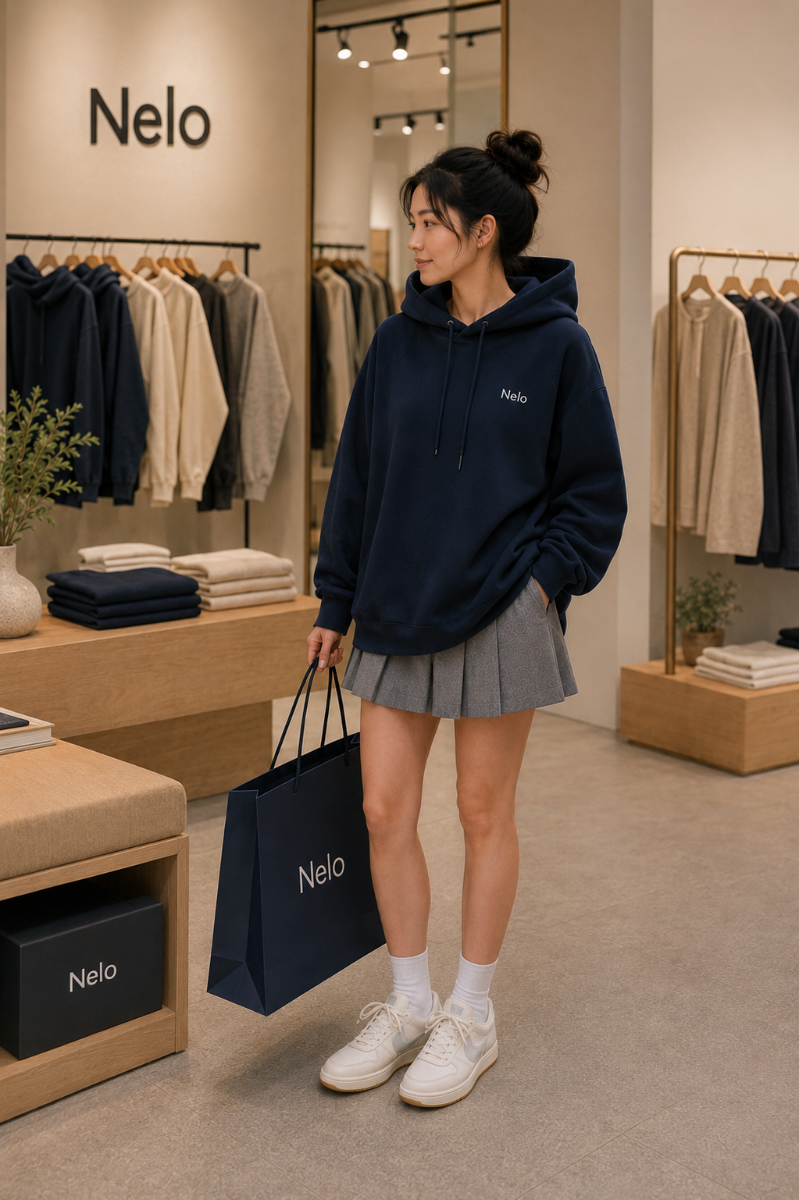 Air Spacer Pullover Hoodie
