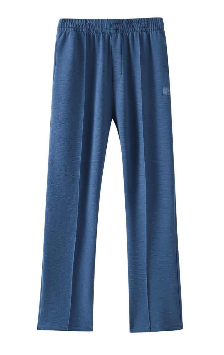 True Navy Textured Lounge men pants front 