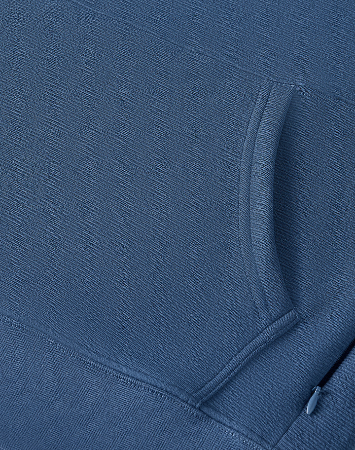 True Navy Textured Lounge men hoodie front 
