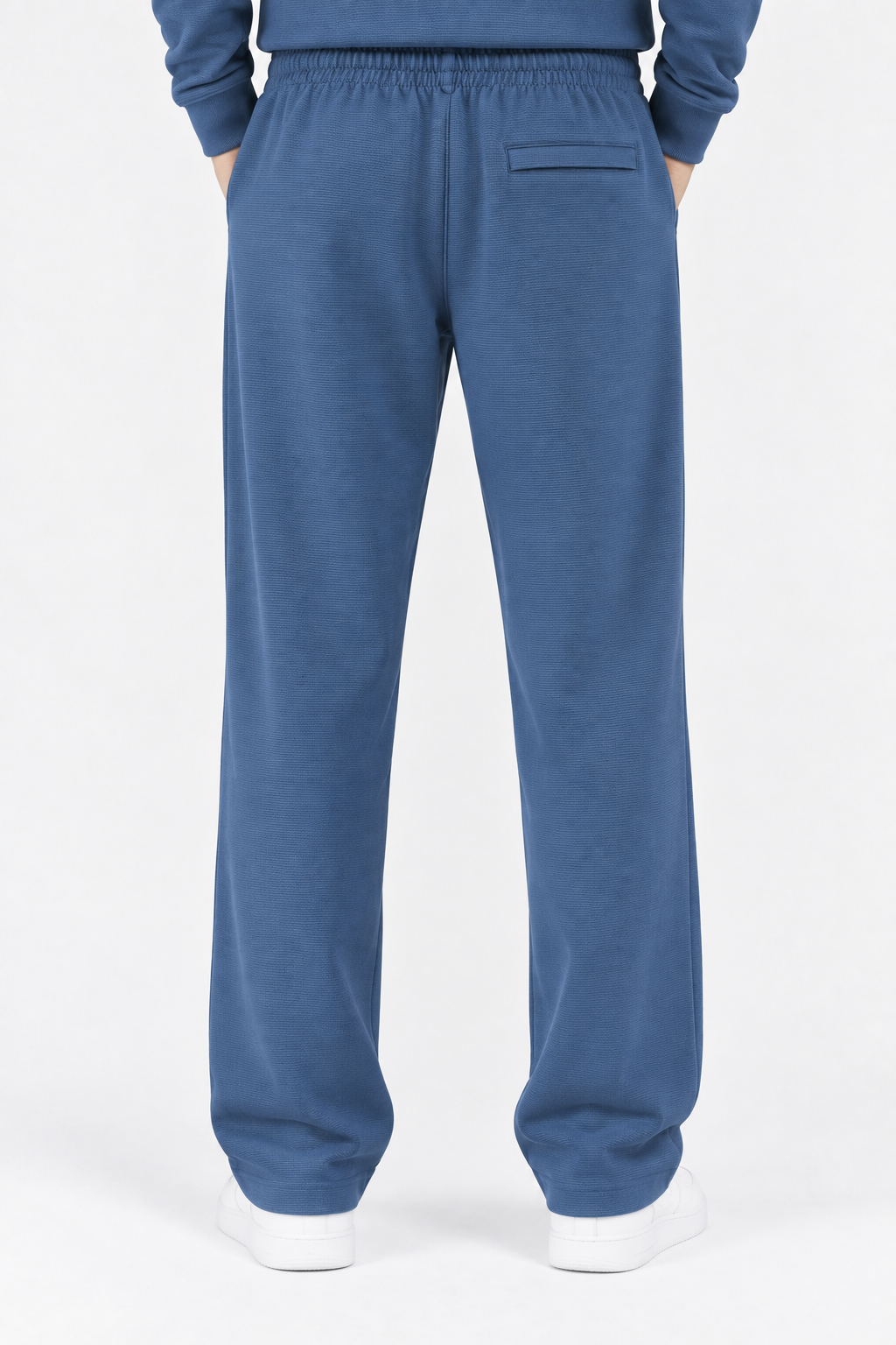 True Navy Textured Lounge men pants front 