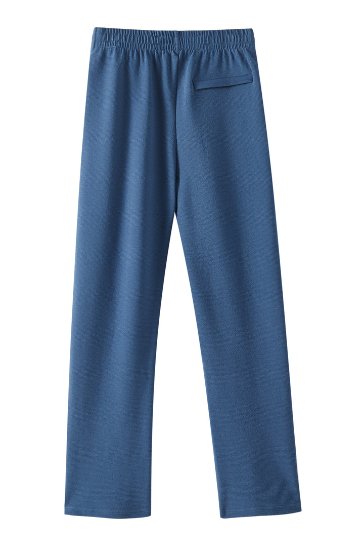 True Navy Textured Lounge men pants front 