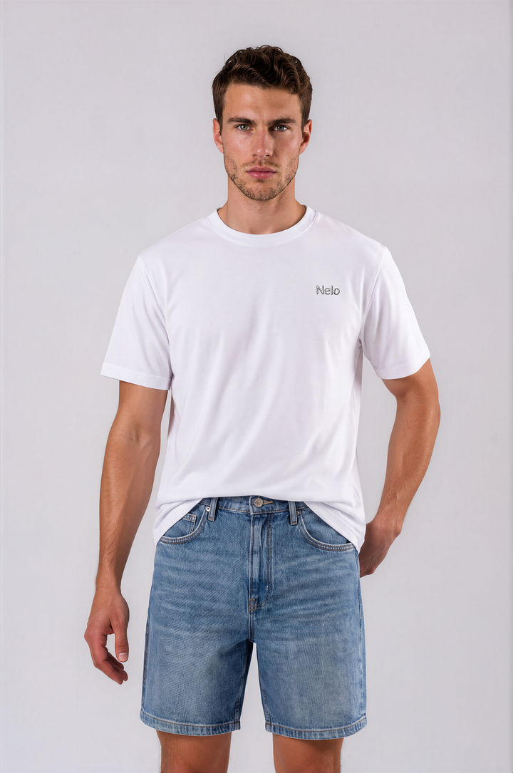 White men T-shirts front 