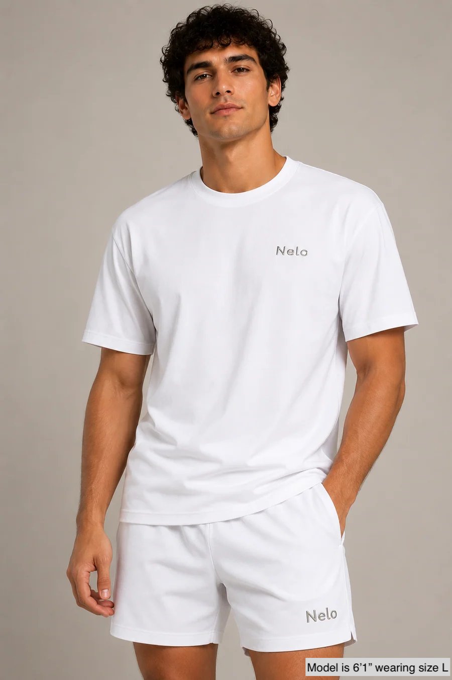White men T-shirts front 