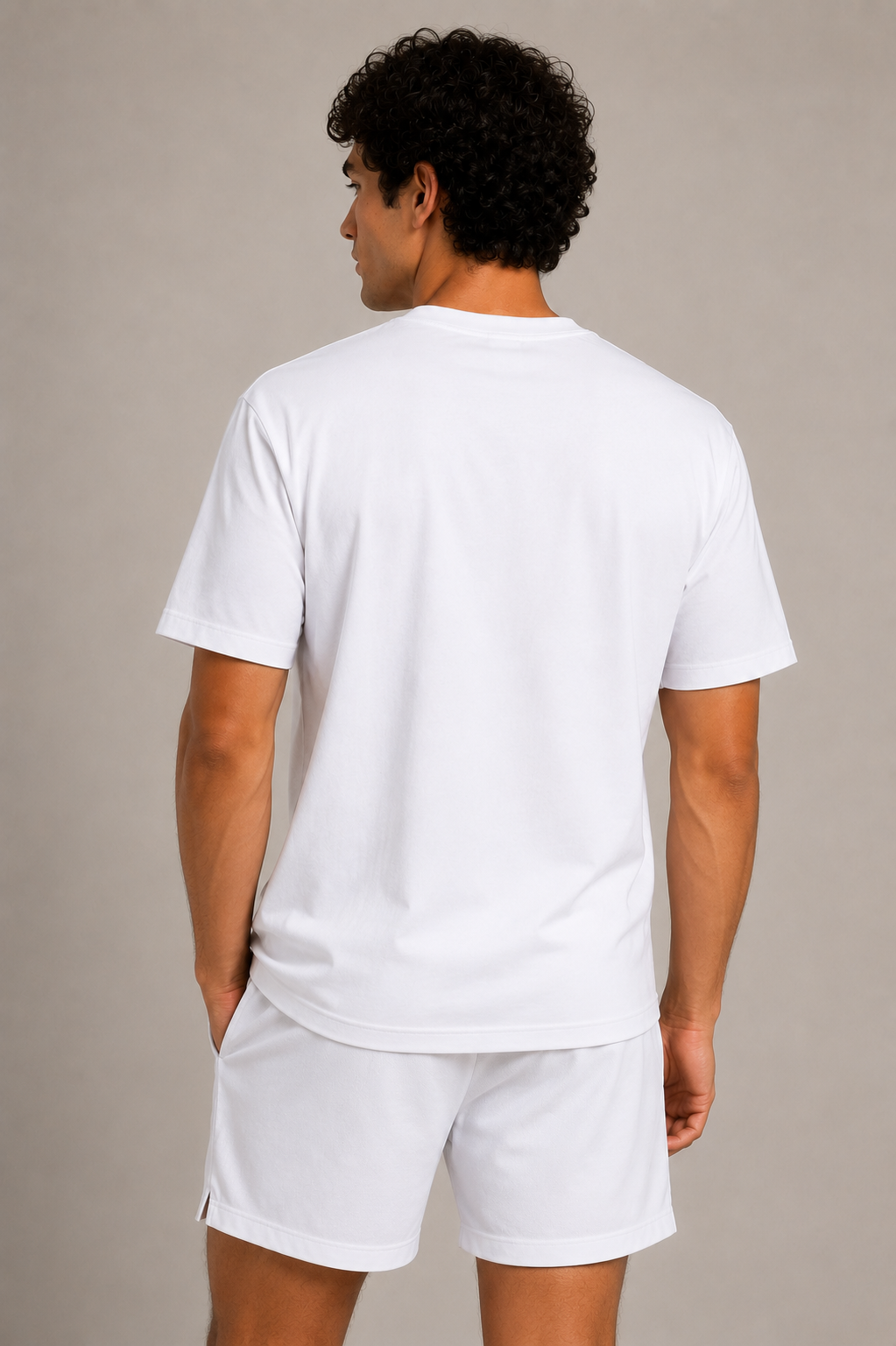 White men T-shirts front 