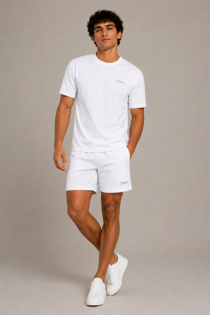 White men T-shirts front 