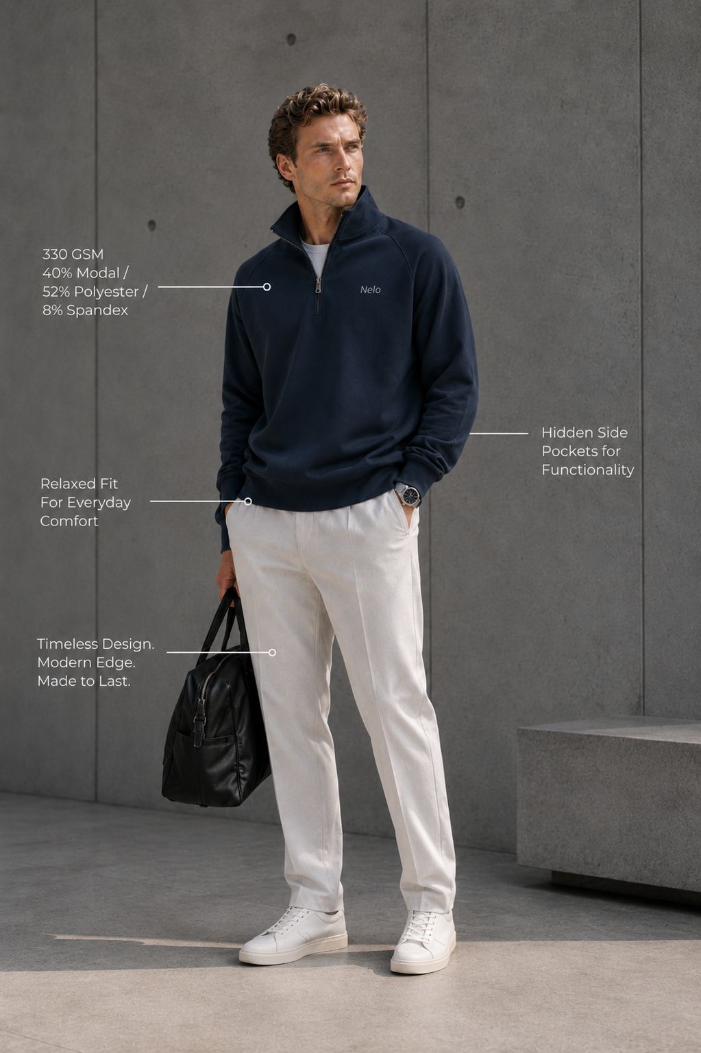Max Spacer Half Zip