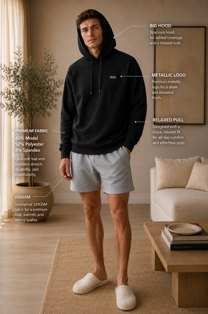 Air Spacer Pullover Hoodie