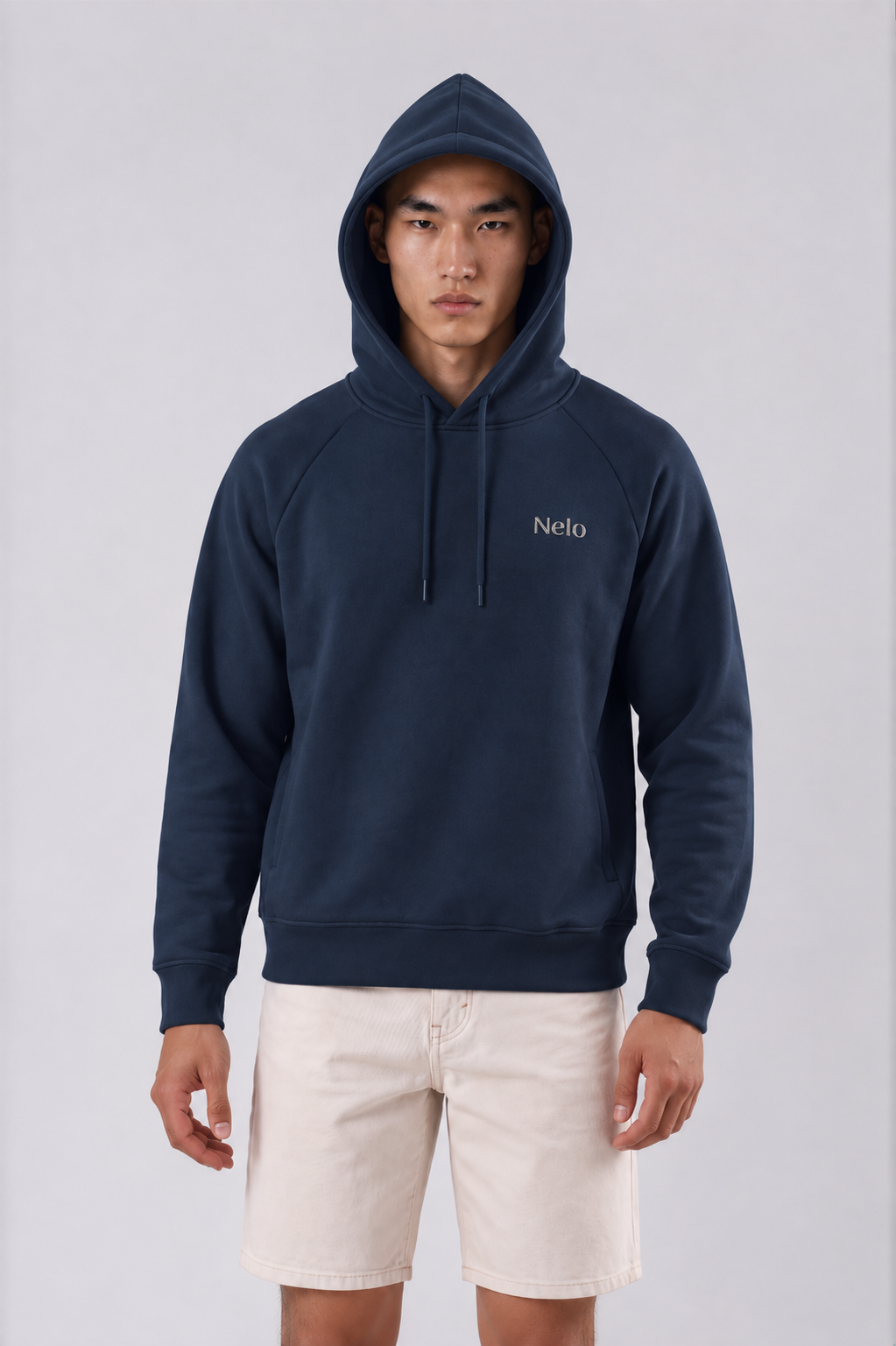 Midocean Navy men hoodie side 