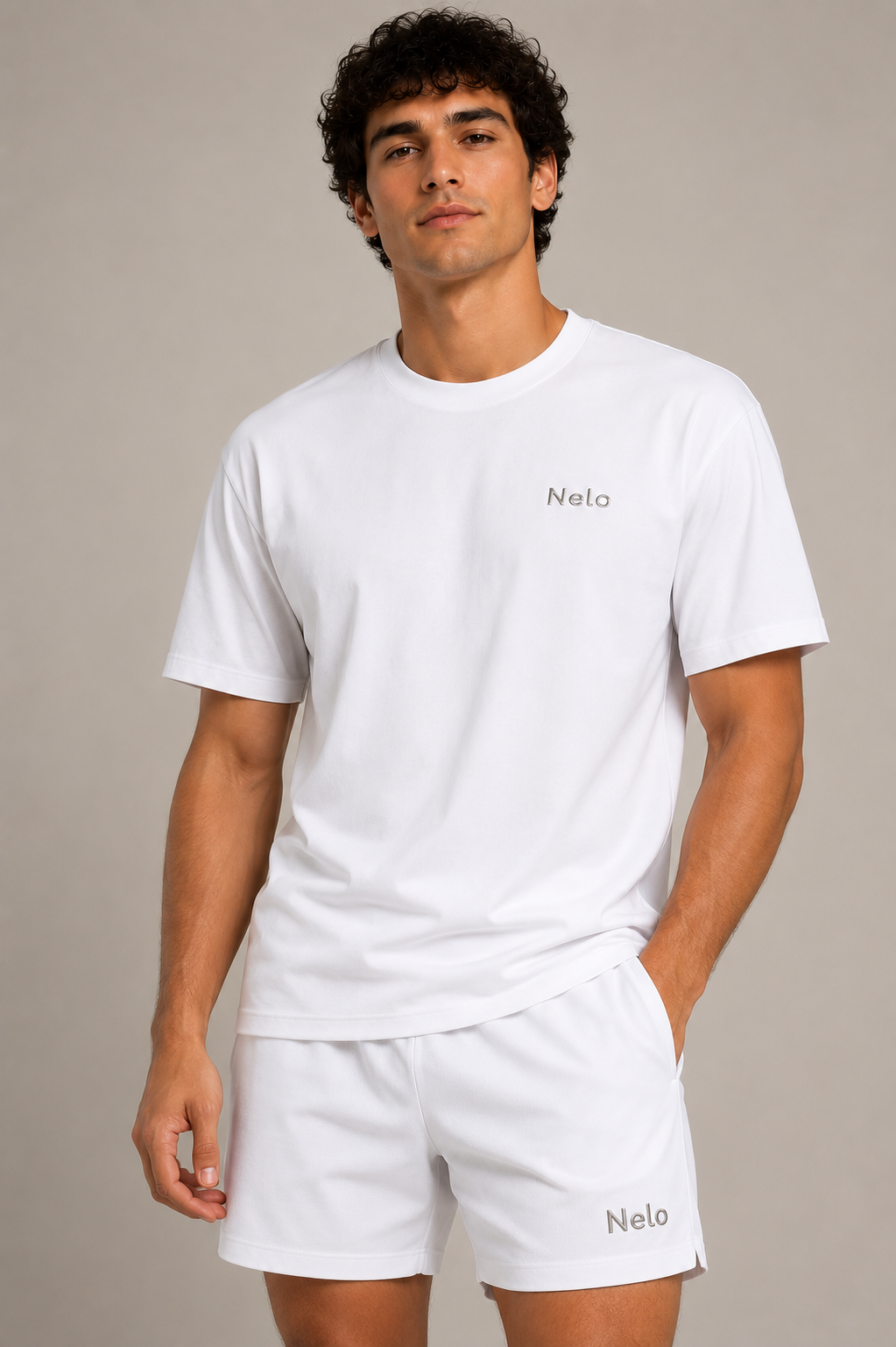 White men T-shirts front 