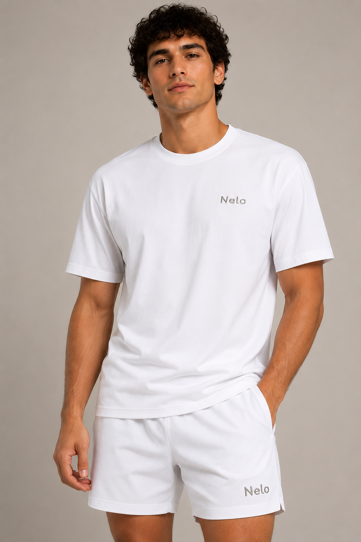 White men T-shirts front 